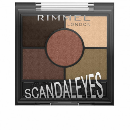 Eye Shadow Palette Rimmel London Scandaleyes Purple Nº 002 Brixton brown Nº 002-Brixton Brown 3,8 g