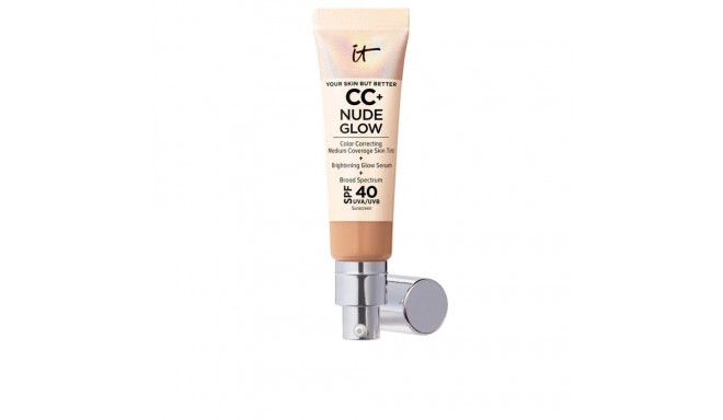 Основа-крем для макияжа It Cosmetics CC+ Nude Glow Medium Tan Spf 40 32 ml