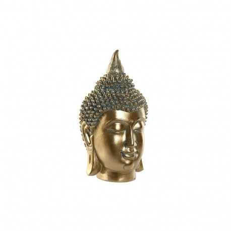 Dekoratiivkuju Home ESPRIT Kuldne Buddha Idamaine 16 x 15,5 x 28 cm
