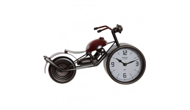 Zegar stołowy Home ESPRIT Punane Mootorratas Vintage