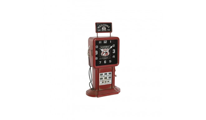 Table clock Home ESPRIT Red Vintage gasolinera