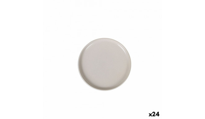Suupistete alus La Mediterránea Ivory Ümmargune Ø 15,4 x 2,1 cm (24 Ühikut)