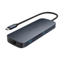 USB-jaotur Hyper HD4005GL Sinine