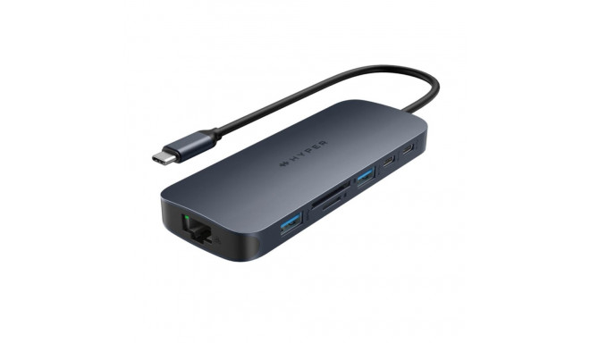 USB-jaotur Hyper HD4005GL Sinine