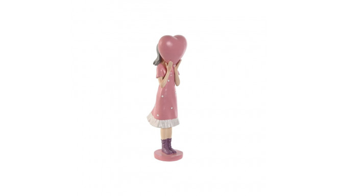 Decorative Figure Home ESPRIT Pink Light mauve chica 10 x 8,5 x 31 cm