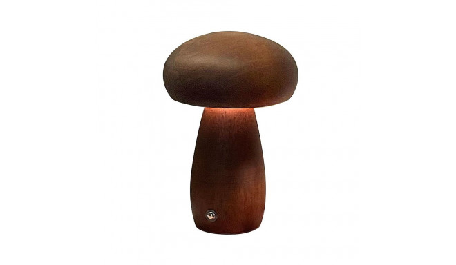 Table lamp bedside mushroom Art Deco brown MTWTHN