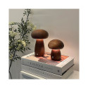 Table lamp bedside mushroom Art Deco brown MTWTHN