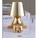 Table lamp bedside GOLD MAN Art Deco seat (version 6) MLTL