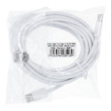 Cable Type C to Type C 3.0 PD 30W HD26 white 3 meters