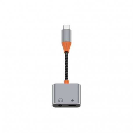 WiWU - Audio adapter LT10 Typ C to Typ C + 3.5mm