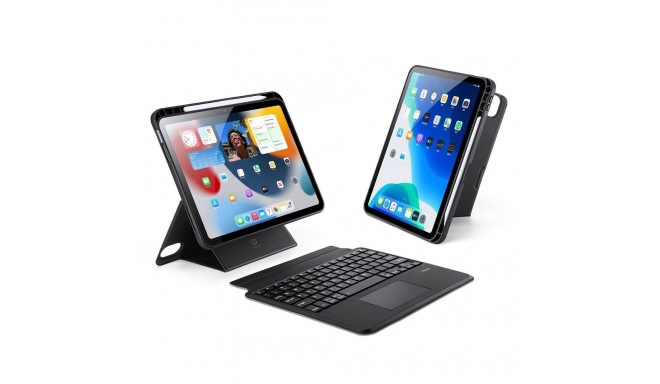 DUX DUCIS case DK foldable with Wireless Keyboard for iPad 10 (2022) black