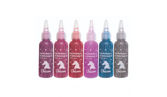 Glitterliim Unicorn 3D 50ml assortii Interdruk