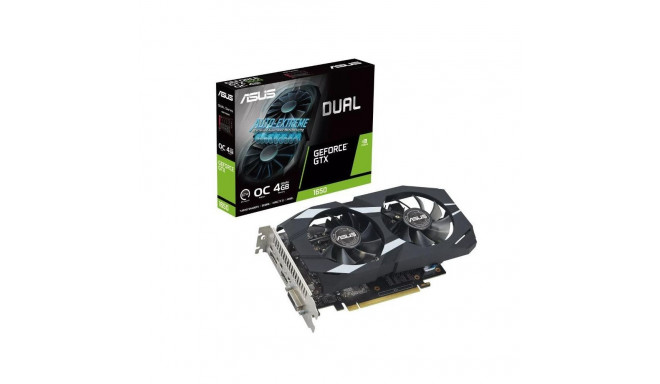 Asus  videokaart NVIDIA GeForce GTX 1650 4GB GDDR6 128bit PCIE 3.0 16x Dual Slot Fansink 1xDVI-