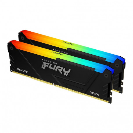 Kingston 16GB 3200MT/s DDR4 CL16 DIMM (Kit of 2) FURY Beast RGB