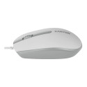 Canyon Wired optical mouse with 3 buttons, DPI 1000, with 1.5M USB cable,White grey, 65*115*40mm, 0.