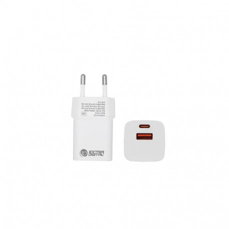 Charger EXTRA DIGITAL GaN USB Type-C, USB Type-A: 30W, PPS