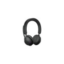Jabra Evolve2 65 MS Stereo Wireless Headset, Bluetooth, USB-C, Black