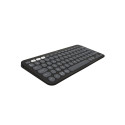 Logitech Pebble Keys 2 K380s Wireless Keyboard, RF Wireless + Bluetooth, US INT, Tonal Graphite