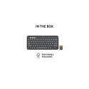 Logitech Pebble Keys 2 K380s Wireless Keyboard, RF Wireless + Bluetooth, US INT, Tonal Graphite