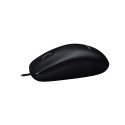 Logitech M90 Wired Mouse, USB Type-A, Optical, 1000 DPI, Grey