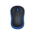 Mouse Logitech M185 wireless blue 2.4GH