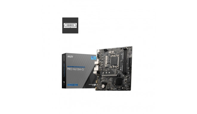 MSI mainboard Pro H610M-G Intel H610 LGA 1700 micro ATX