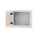 Triton 19" Rack Wall-mount 6U/500 glass door Wall mounted rack Grey