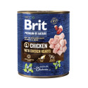 Brit Premium by Nature Chicken with Hearts canned food for dogs 800g