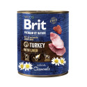 Brit Premium by Nature konserv Turkey with Liver koertele 800g