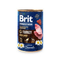 Brit Premium by Nature Turkey with Liver canned food for dogs 400g