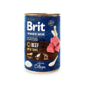 Brit Premium by Nature Beef with Tripes canned food for dogs 400g