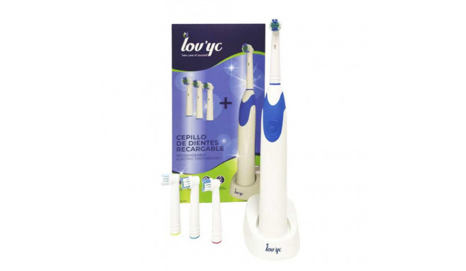 LOVYC RECARGABLE CEPILLO DE DIENTES """+4 CABEZALES""""""""" 1UN