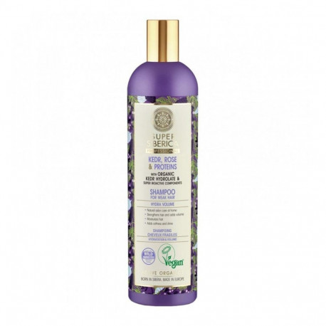 NATURA SIBERICA PINO ROSA Y PROTEINAS CHAMPU PROFESIONAL CABELLO DEBIL 400ML