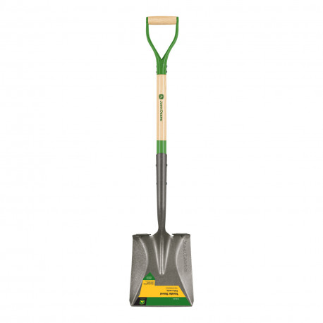 John Deere shovel with wooden shaft and D-grip handle, 113cm