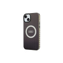 Audi case for iPhone 15 Plus 6,7" black IML Big Logo MagSafe Case