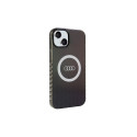Audi case for iPhone 15 Plus 6,7" black IML Big Logo MagSafe Case