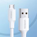 USB - micro USB kabel Ugreen US289 1 m - bílý