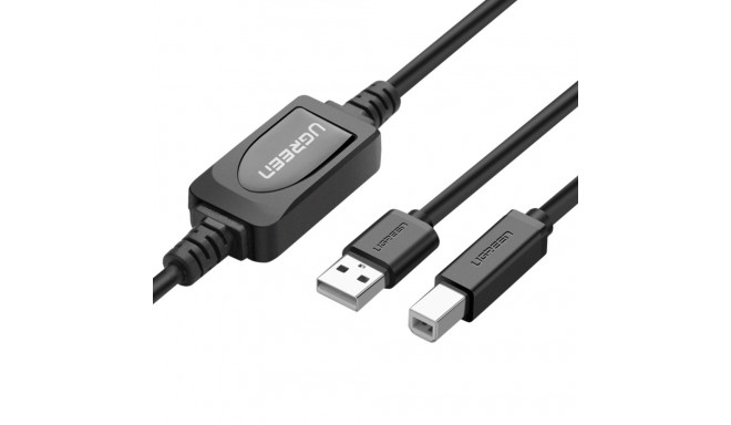 Ugreen US122 USB-B USB-A 2.0 printer cable 15m - black