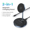 Nabíjecí stanice Ugreen CD317 MagSafe / Qi 2v1 - černá