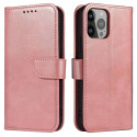 Magnet Case pro Samsung A55 s klopou a peněženkou - růžové