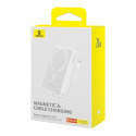 Powerbanka Baseus Magnetic Mini MagSafe 10000mAh 20W s vestavěným Lightning kabelem - bílá + Baseus 