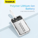 Powerbanka Baseus Magnetic Mini MagSafe 10000mAh 20W s vestavěným Lightning kabelem - bílá + Baseus 