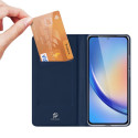 Pouzdro Dux Ducis Skin Pro pro Samsung A35 5G s klopou - modré