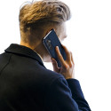 Pouzdro Dux Ducis Skin Pro pro Samsung A35 5G s klopou - modré