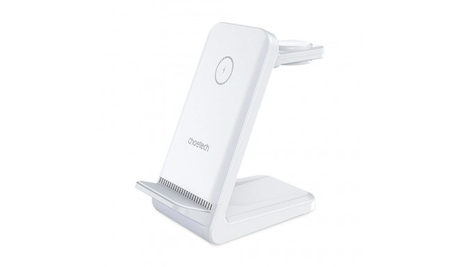 Choetech T608 15W 3in1 induction charging station - white