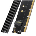 Ugreen adaptér rozšiřující karty PCIe 4.0 x16 na M.2 NVMe M-Key černý (CM465)