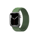 Řemínek s alpskou ocelovou přezkou pro Apple Watch 42/44/45/49 mm - zelený