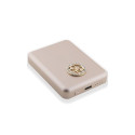 Powerbank indukcyjny Guess MagSafe 4G Strassed Metal Logo 5W 3000mAh - złoty