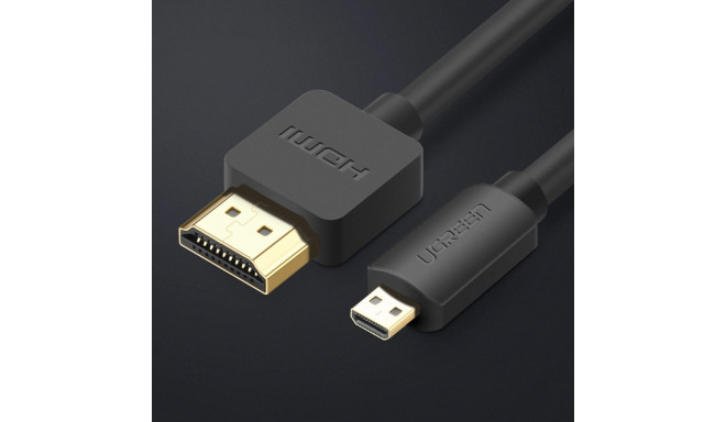 Ugreen cable Micro HDMI - HDMI cable 3m black (HD127)