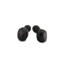 Bluetooth sluchátka Guess GUTWST31EM TWS + purpurová dokovací stanice